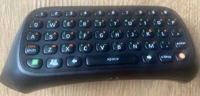 Microsoft Xbox 360 Official Black Chatpad Messenger Pad - Image 1 of 3