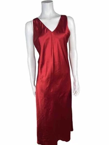 VTG Fredricks of Hollywood Red satin Women’s Xlarge nightgown Y2k sexy dress - Picture 1 of 8