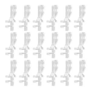 20 Pezzi Vassoi per Tende Finestre Clip per Anta Mini Fermi Valance Ricambio - Foto 1 di 12