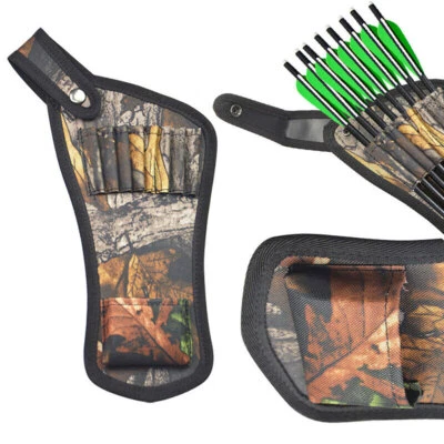 Crossbow Arrow Quiver Bag 8 Holes Pouch Holder Waist Hip Belt Portable Hunting- - Image 1 of 4