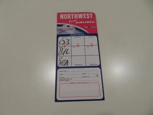 Northwest Orient Airlines Ticketjacke 1958 gebraucht = - Bild 1 von 2