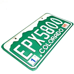 Placa de matrícula Colorado EPX5800 1998 - Imagen 1 de 3