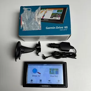 Garmin Drive 60 LM USA 6" Touchscreen GPS Navigation in Box: Tested & Works - Picture 1 of 13