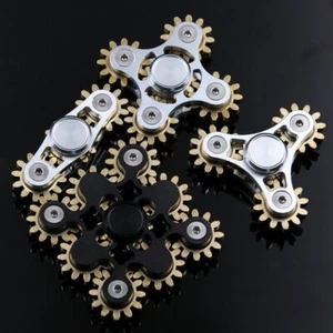 Spinner Toys Metallo Ottone Dito Focus Mano Stress Cubo Sollievo Ingranaggi Fidget Giocattolo - Foto 1 di 17