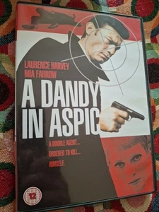 A Dandy in Aspic 1967 DVD Laurence Harvey Mia Farrow Uk Dvd  - Foto 1 di 1