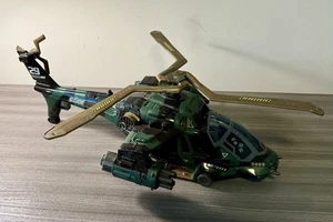 GI Joe Vs Cobra Night Attack Helicopter Chopper Vehicle 2002 Working Incomplete - Picture 1 of 23