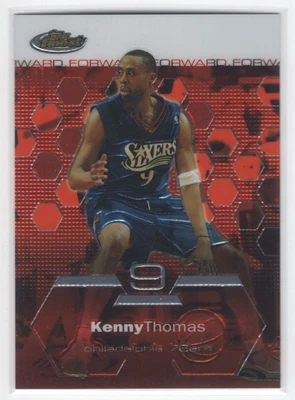 #20 2002-03 Topps Finest ~ Kenny Thomas Philadelphia 76ers Foto 1 de 2