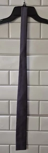 ERNST San Francisco Vintage Purple Striped Square Skinny Tie - Picture 1 of 2