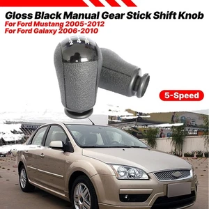 5-Gang Schaltknauf Schalthebel Knauf Hebel Schwarz für Ford Focus Mondeo Galaxy - Bild 1 von 6