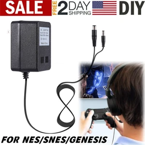 AC Power Adapter for Nintendo NES/SNES Gaming Console Game System DC Supply NEW - Picture 1 of 15