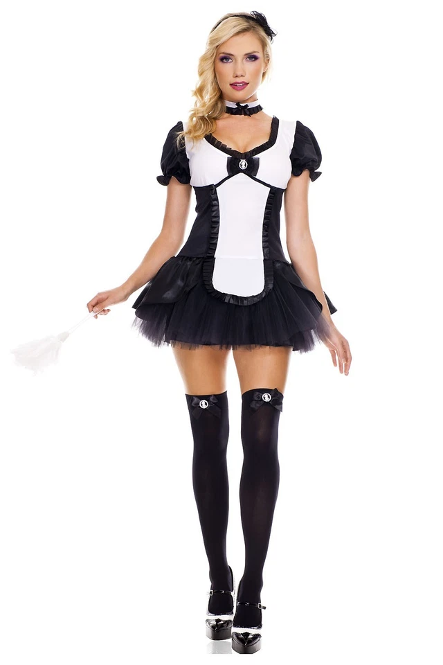 Adult Cameo Cutie Maid Woman Costume  French Maid & Nurse Costumes - Image 1 of 2