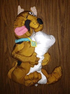 RARE Vintage 1999 Scooby Doo Play by Play Large 30" Stuffed Pillow Plush - Picture 1 of 4