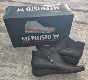 Stivaletti Mephisto donna Sofia neri con zip UK 5 - Foto 1 di 8