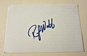 Randy Wolf Autographed Signed 4X6 Index Card MLB Baseball Los Angeles Dodgers - Picture 1 of 3