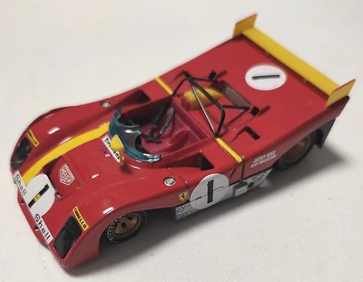 BRUMM USATO 1:43 AUTO FERRARI 312 PB 1000 km MONZA 1972 1° ICKX / REGAZZONI R261 - Immagine 1 di 4