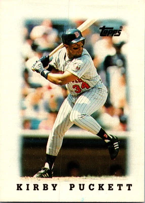 1988 Topps Major League Leaders Minis #23 Kirby Puckett - Image 1 of 2