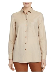 LAFAYETTE 148 Womens  Cuffed Sleeve Wear To Work Button Up Top - Picture 1 of 3