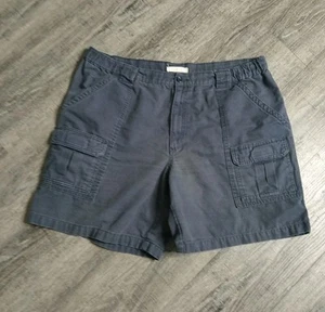 Savane Cargo Shorts Mens 38 Blue Preppy Outdoor Classic Comfort - Picture 1 of 6