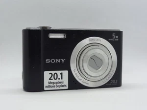 Sony Cyber-shot DSC-W800 20.1 MP Digital Camera Black for parts/repair ,Bad lens - Picture 1 of 10