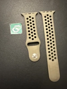 Apple Watch Nike Sport Band 45mm (42/44/49) OEM Olive Gray Cargo Khaki M/L Used - Picture 1 of 9