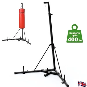 Heavy Duty Punching Bag Frame 10 Gears Boxing Punch Stand Steel for Gym Fitness - Picture 1 of 6
