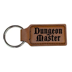Schlüsselanhänger - Rechteck - Dungeon Master - Leder - Bild 1 von 8