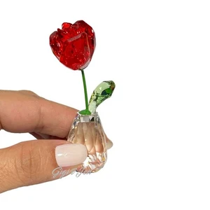 Swarovski Figur Rote Rose Blume Traum  - Bild 1 von 7