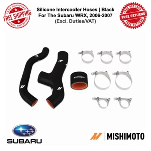 Mishimoto Black Silicone Intercooler Hoses Fits 2006-2007 WRX #MMHOSE-SUB-INT6BK - Bild 1 von 12