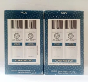 2-Go Gray Fade Clarifying Duo Shampoo & Conditioner Go Gray Remove Treatment - Picture 1 of 2