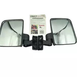 2015-2023 Polaris Side Mirrors Ranger UNIGT UVT Adjustable Easy To Fit Mirrors - Foto 1 di 9