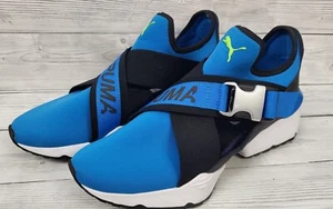 Scarpe da ginnastica blu PUMA Muse taglia 7,5 in perfette condizioni PWM - Foto 1 di 6