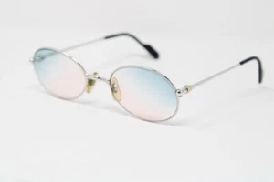 Vintage 1997 Cartier Trinity Saturne Platinum Unisex Eyeglasses T8100332 - Picture 1 of 12