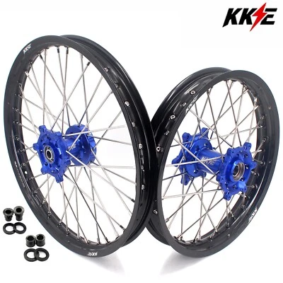for Suzuki 2005-2025 DRZ400SM DRZ400 S 04-07 RZ400 E-KKE 21/18 CNC Wheels Blue - Imagem 1 de 4