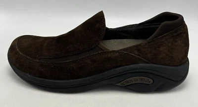 Scarpe Merrell Moc donna 8,5 slip-on casual comode pelle marrone scamosciata Treviso - Immagine 1 di 4