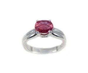 Antiguo zafiro rosa rojo de 2 quilates del siglo XIX + anillo: antigua gema romana de dios de la abundancia de Saturno - Imagen 1 de 12