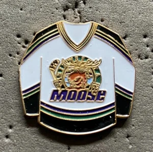 Minnesota Moose White Jersey IHL Hockey Pin - Imagen 1 de 2