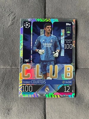 Topps 2022-23 Match Attax - 100 Club - Thibaut Courtois - Nm / Mint - Image 1 of 2