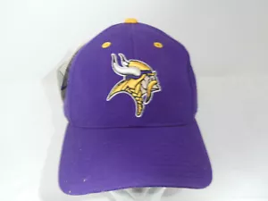 NWT VINTAGE NFL MINNESOTA VIKINGS FOOTBALL LOGO ATHLETIC SNAPBACK CAP HAT - Picture 1 of 7