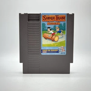NES Super Team Games Tested & Working Authentic Official Nintendo Cartridge 1988 - Picture 1 of 4
