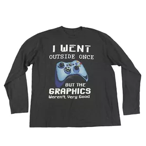 Langarm-T-Shirt Videospiele Grafik, Herren Größe XL - Bild 1 von 5