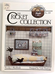 The Cricket Collection Cross Stitch Leaflet #69 MONDAY'S BLACKBIRDS Laundry - Picture 1 of 1