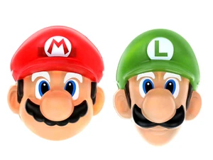 Nintendo Super Mario Bros. Movie Mario & Luigi Cosplay Mask Halloween Costume - Picture 1 of 24
