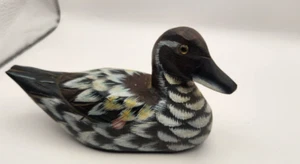 Small Wood Duck Decor Decorative Rustic Bird Water Fowl - Picture 1 of 12