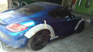 For Porsche Cayman 09-12 987 EPA Type FRP unpainted Rear Arch Flares Bodykits - Bild 1 von 10