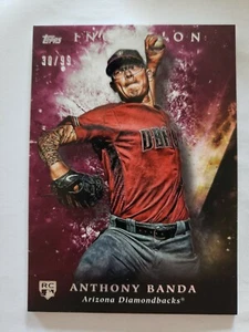 2018 TOPPS INCEPTION ANTHONY BANDA ROOKIE PURPLE #'D 30/99 - Picture 1 of 4