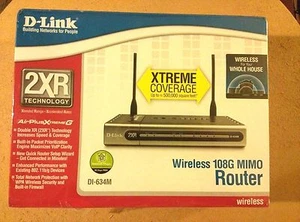 D-Link DI-634M Wireless Super G 108G Mimo Router - Brand New!! Great Reviews!!! - Picture 1 of 6