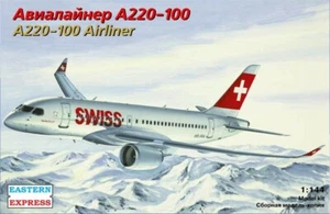 Eastern Express 1/144 Airbus A220-100 Swiss / Delta Civil Airliner - Bild 1 von 5