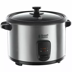 Russell Hobbs Rice Cooker & Steamer 1.8L 10 Cup Non-Stick Bowl 700W - Silver - Picture 1 of 1