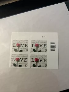 Pane Block of 4 stamps - Scott 3498 - 34 cent - LOVE - 2001 - MNH - Picture 1 of 1