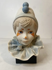 Vintage Cybis Porzellan lustiges Gesicht Zirkus Karneval Clown Porzellan Büste signiert - Bild 1 von 21
